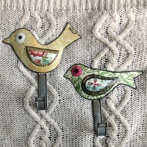 Anthropologie Bird Hooks